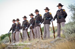 UHP Honor Guard members standing at ease.