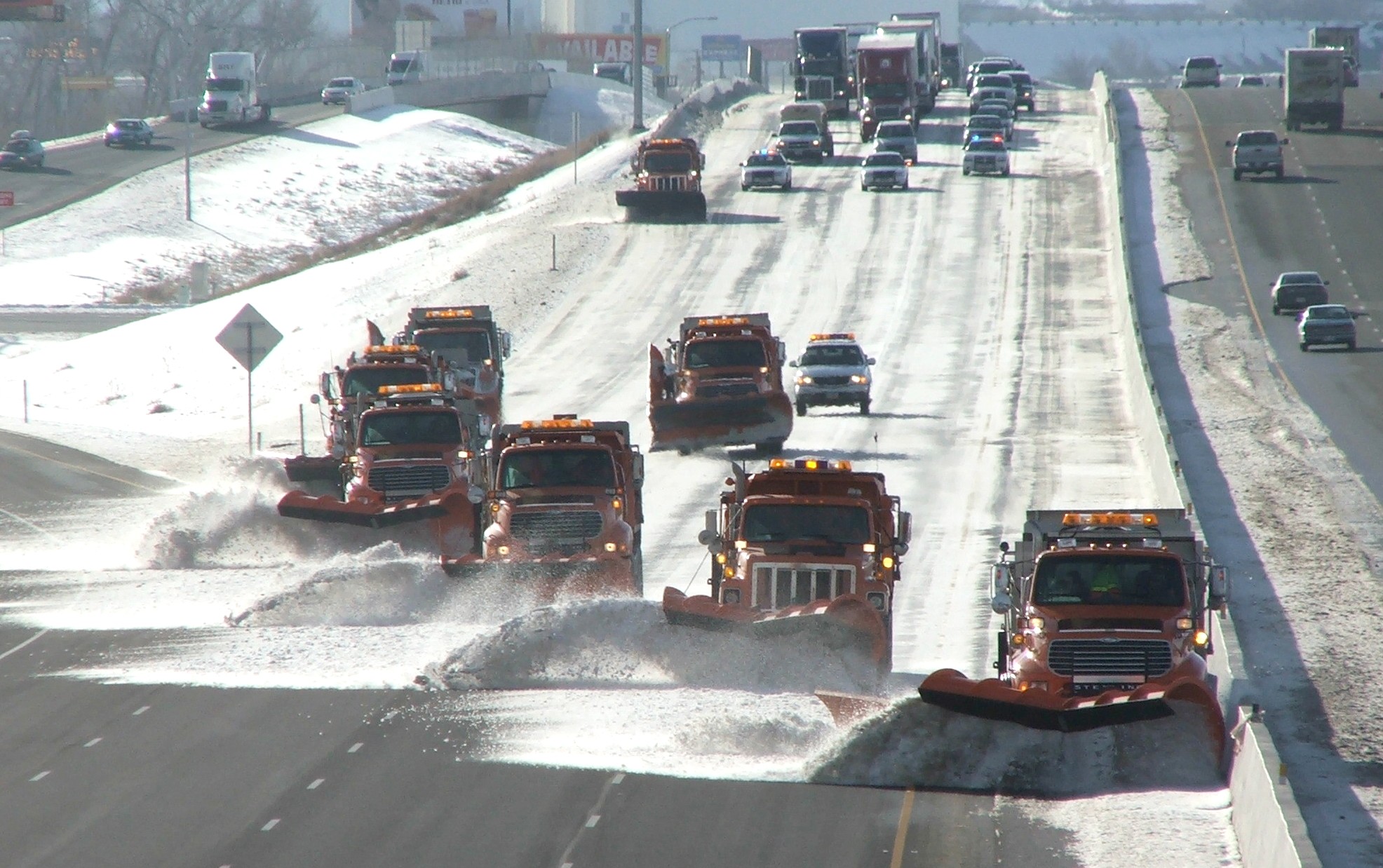 Snow Plows DPS Highway Patrol